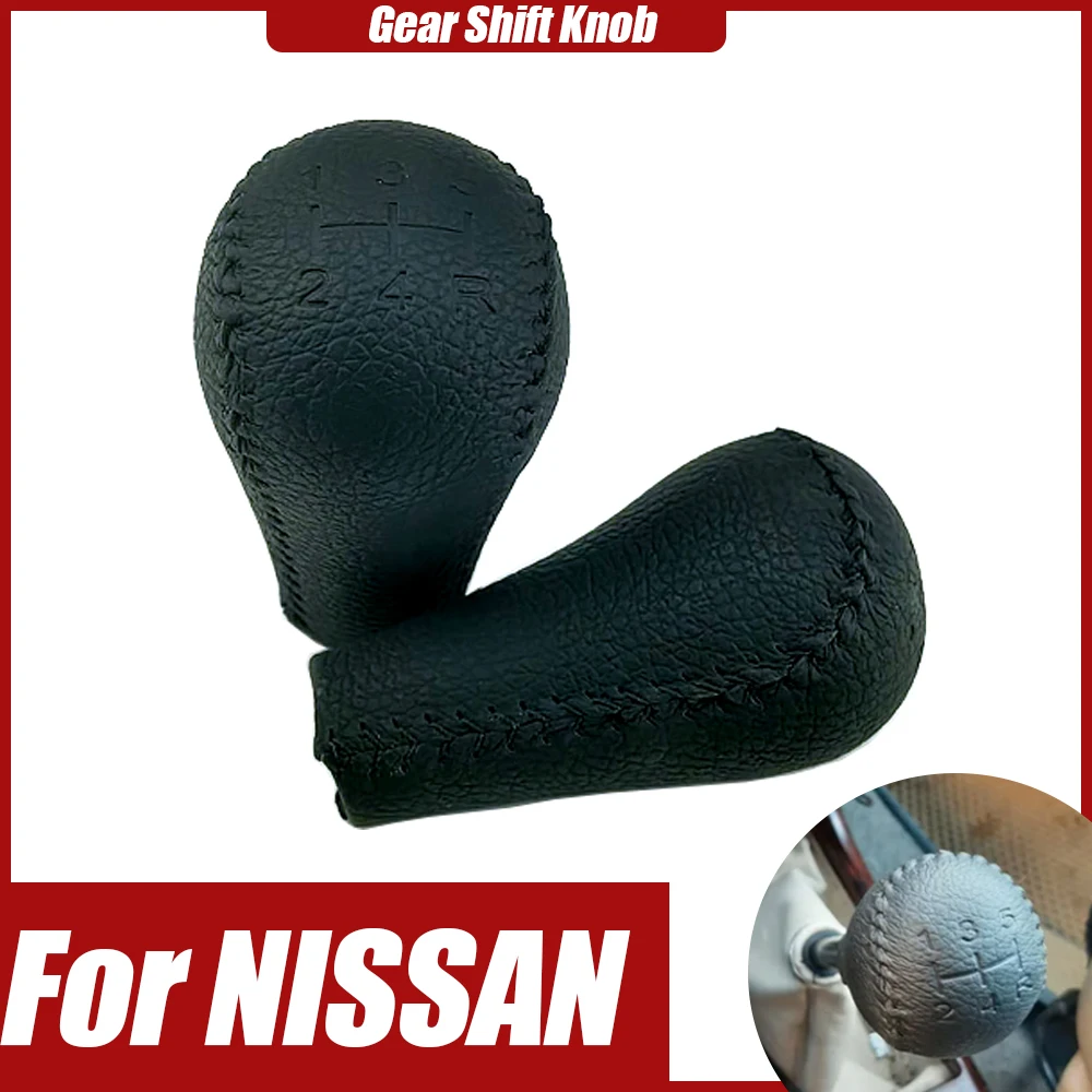 Manual 5/6 Speed Black Gear Shift Knob Handle Lever For NISSAN Navara D40 Frontier Double Cab 2005-2015/Pathfinder R51 2007-2019