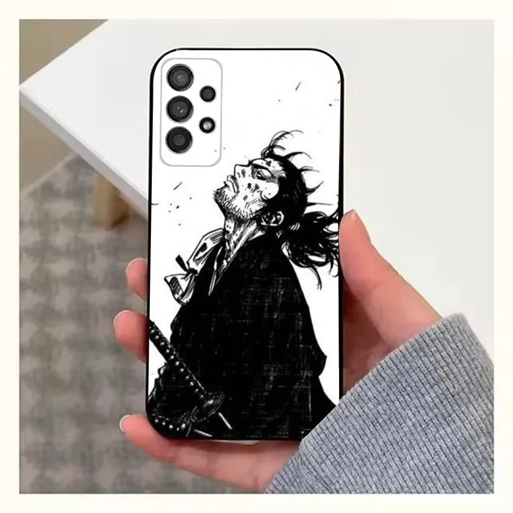 M-Miyamoto M-Musashi Phone Case For Samsung S25,S24,S23,S22,S20,S21,S10,Ultra,Plus,Lite,FE,Soft Silicone Black Cover