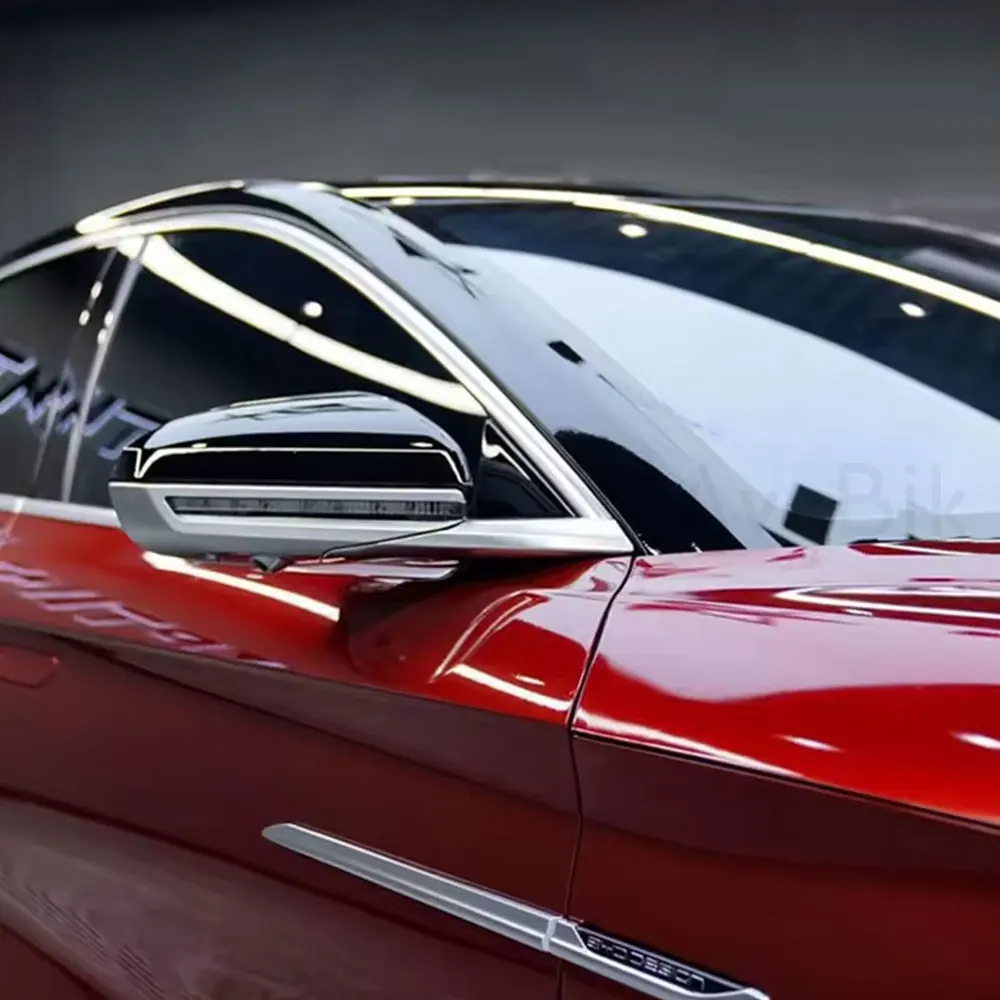 30 سنتيمتر قسط PET عالية اللمعان السائل لامع التنين الدم الأحمر الفينيل التفاف فيلم سيارة دراجة نارية الهواء الإصدار سيارة تغيير لون الفيلم