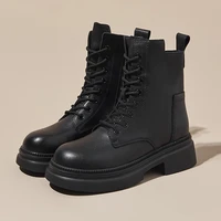 AIYUQI 2026 New Boots Female Large Size Non-slip Women's Snow Boots Genuine Leather Warm Women Ankle Boots and Short Boot - Image 3