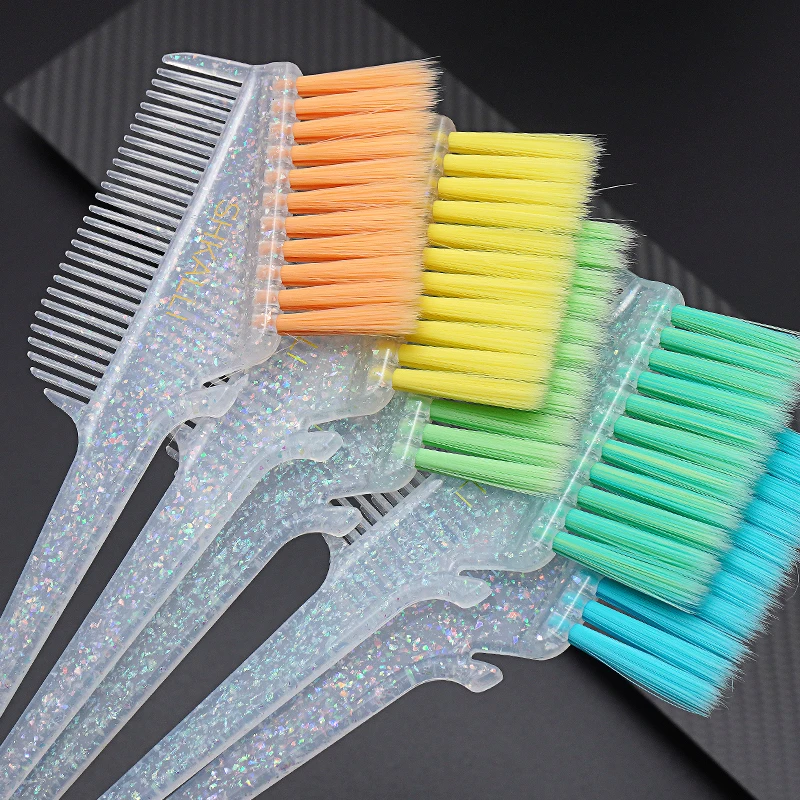 Galaxy glitter Hair color brush-Hair dye brush- comb- Hair Coloring Tools Kit -Tinting brushes set- bleaching hair brush