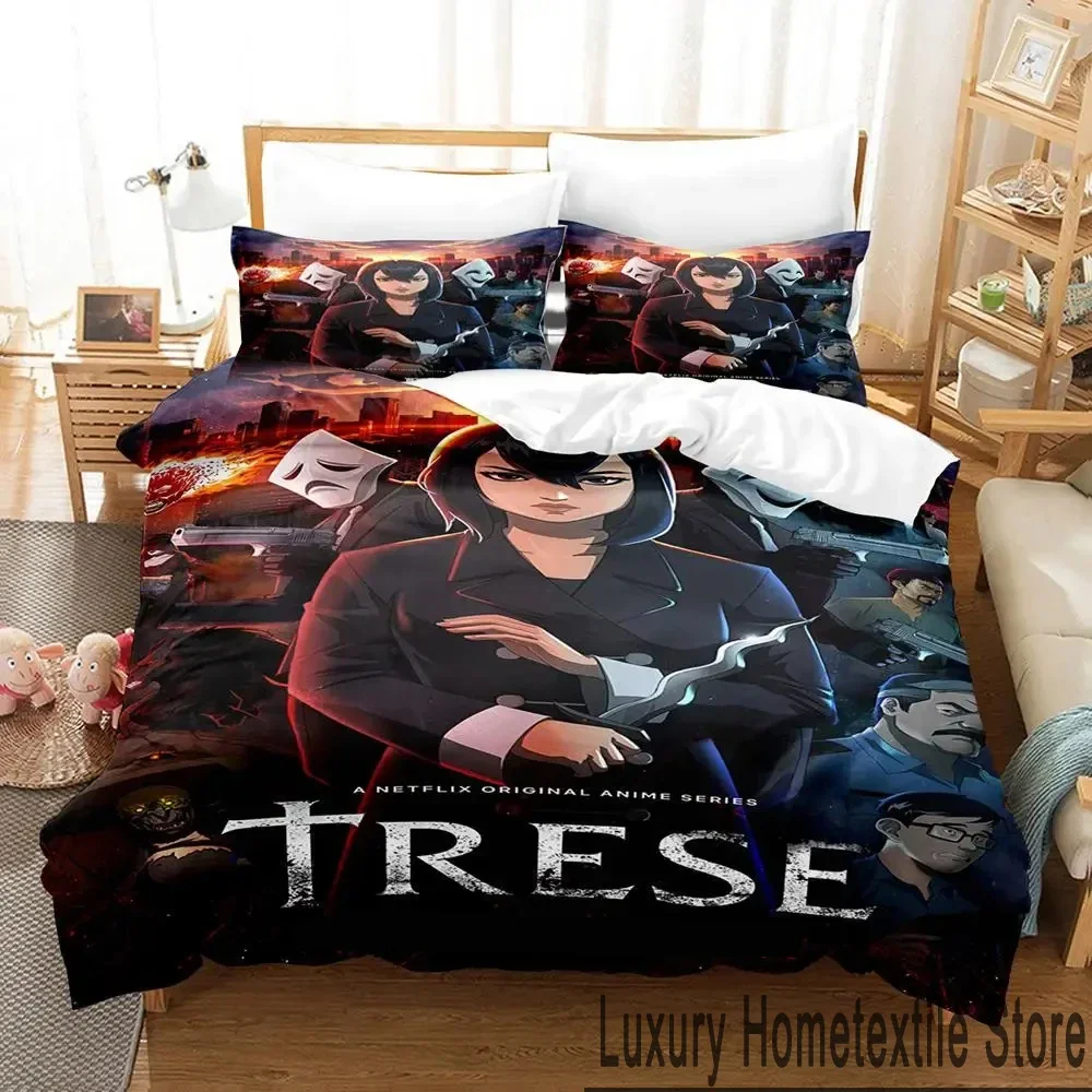 

3D Print Trese Bedding Set Duvet Cover Bed Set Quilt Cover Pillowcase Comforter king Queen Size Boys Adult Bedding Set