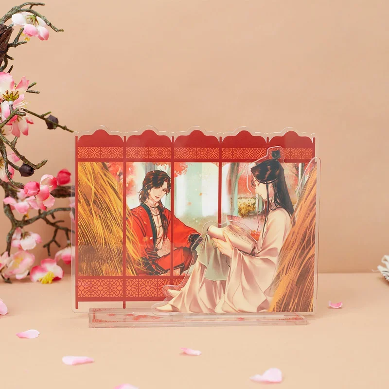 

Anime Heaven Official's Blessing Xie Lian Hua Cheng Cosplay Standing Sign Cartoon Sugarbush Stand Figure Indicative Board Xmas