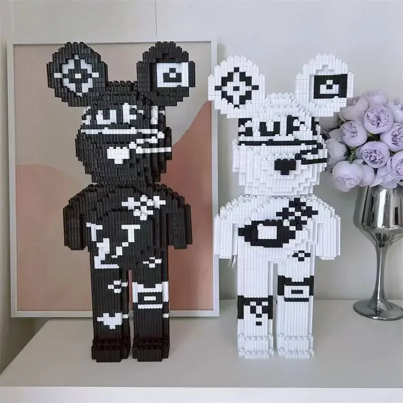 Violent Bear Building Blocks Adult High Difficulty Assembling Toys Gifts for Boys and Girls