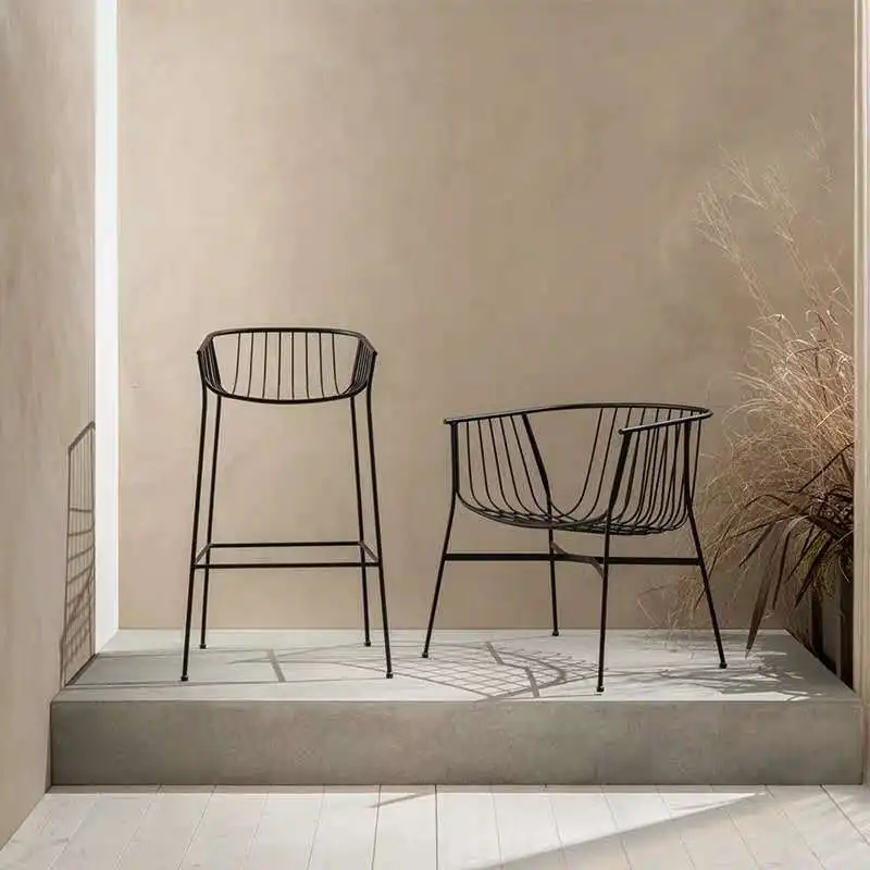 

Wrought iron creative dining chair computer chair casual coffee chair back chair chair B & B