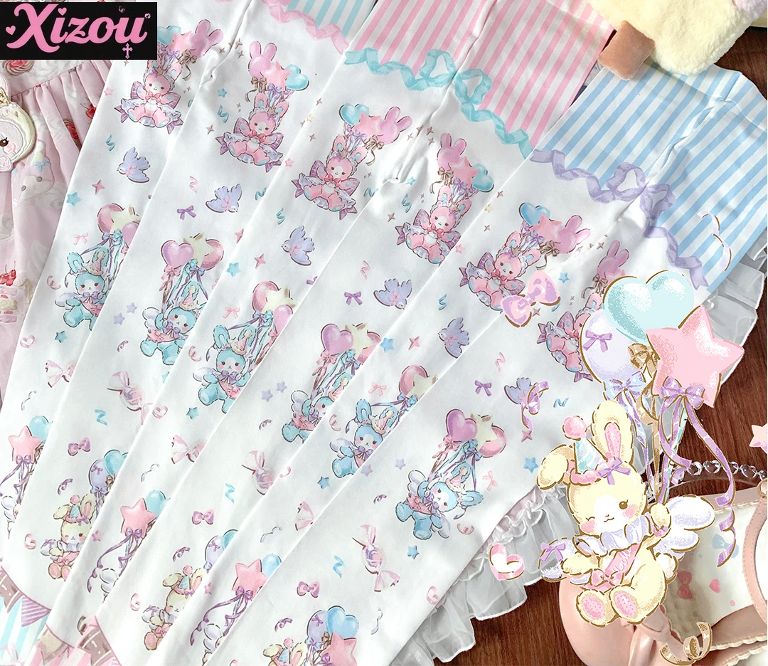 

Kawaii 2025 Autumn New Japanese Sweet Cut Lolita Print Animation Socks Soft Cute Girl Beauty Velvet Lo Pantyhose for Women