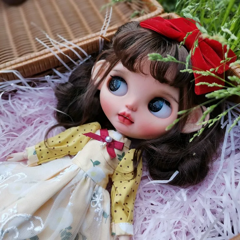 여아용 blythe 인형 옷, 수제 원피스, 28-30 cm 액세서리, OB22 OB24 AZONE