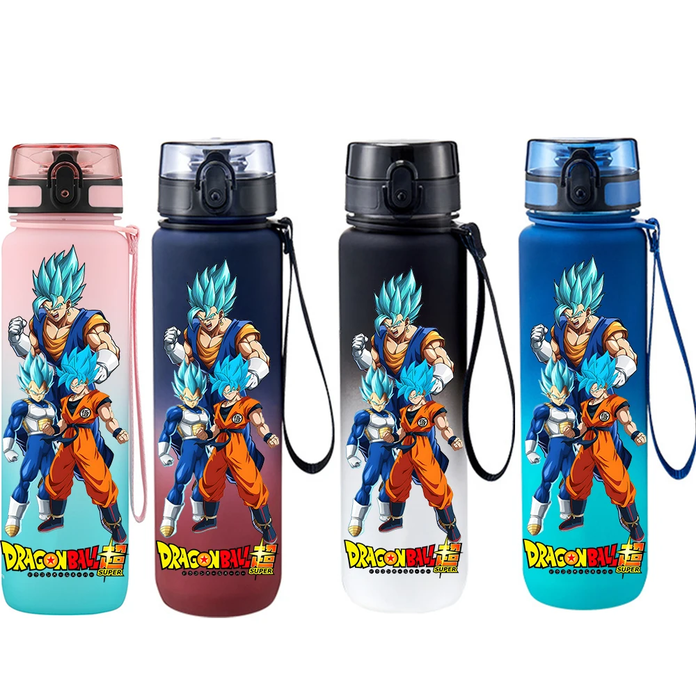 650ML Dragon Ball Super Saiyan Blue Vegetto Fashion Plastic PcLeak Proof Resistant Outdoor Portable Travel Sports Water Cup