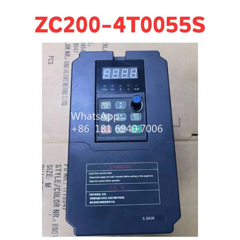 

second-hand inverter ZC200-4T0055S Test passed Fast Shipping