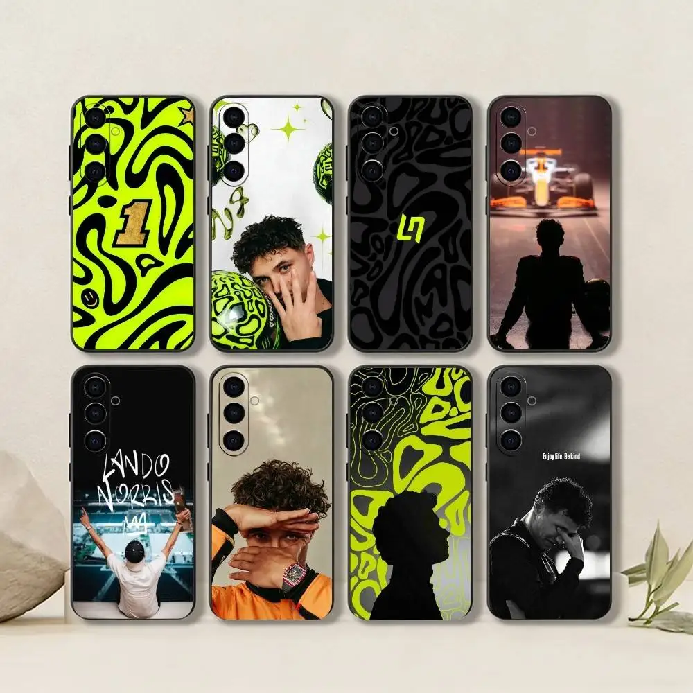 Lando N-Norris Sprots  Phone Case For Samsung Galaxy A73,A72,A71,A70,A53,A52,A51,Others Soft Black Cover