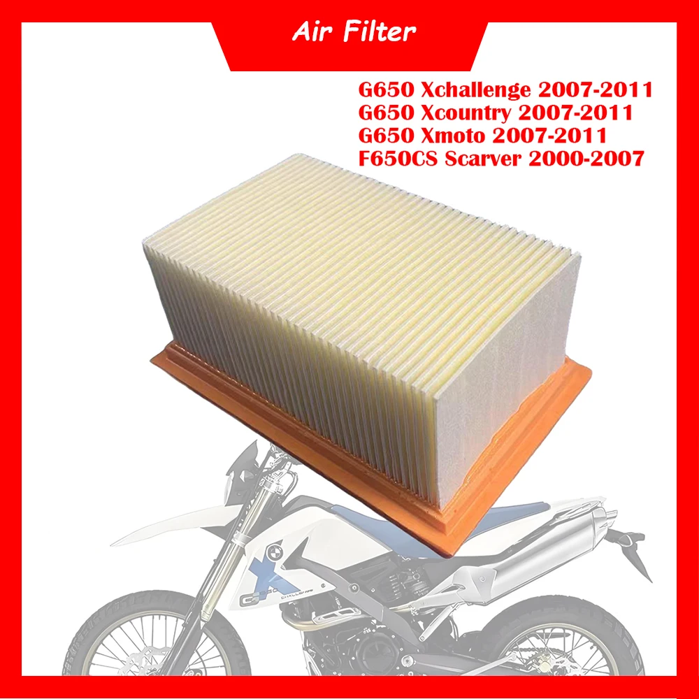

Motorcycle Air Filter Cleaner Air Intake Filter Element For BMW G650 Xchallenge Xcountry Xmoto ABS 2007-2011 F650CS Scarver