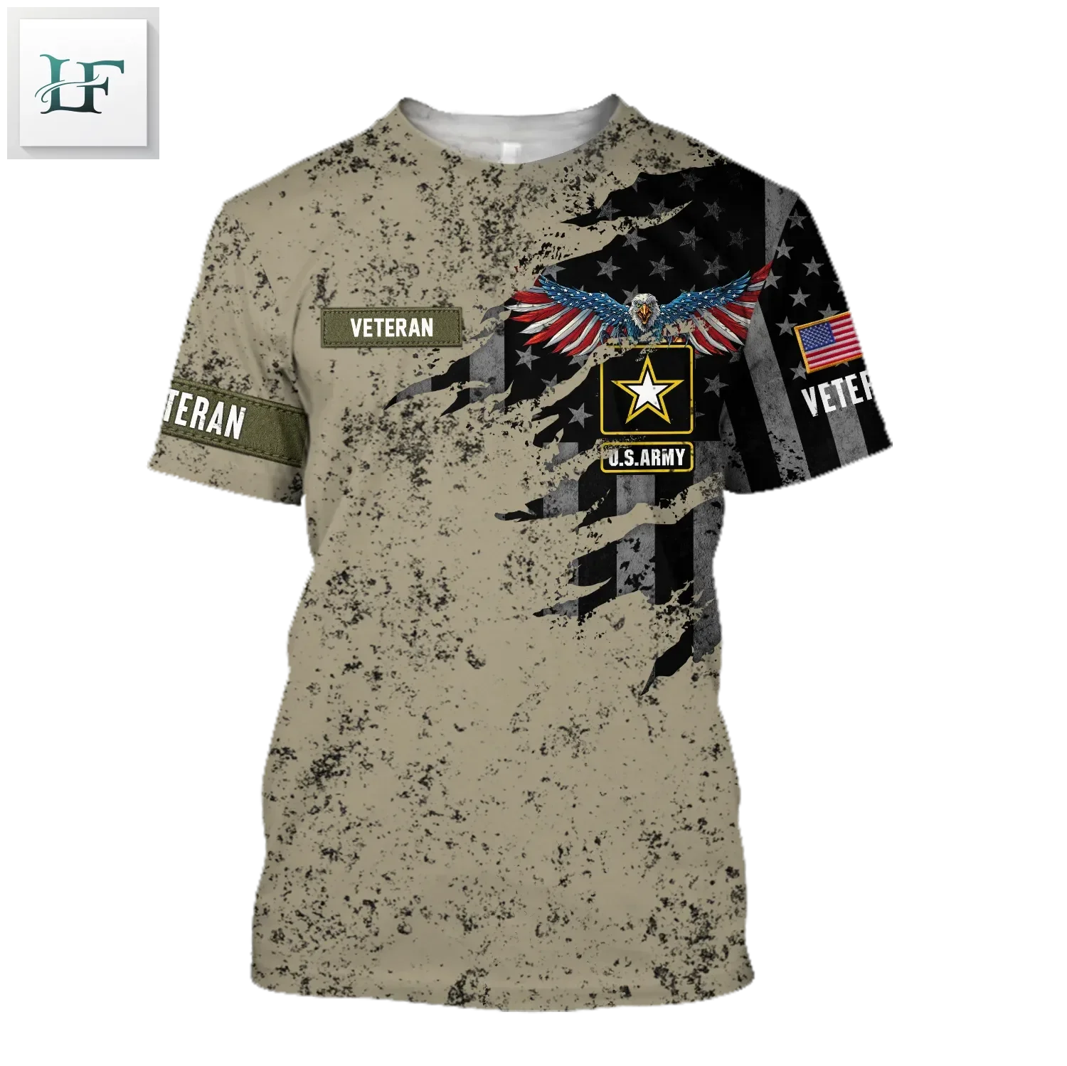 The Latest US Marine Corps Suit Soldier Camouflage 3D Printed Street  Summer Casual Fashion Men Short Sleeved Round Neck T-shirt