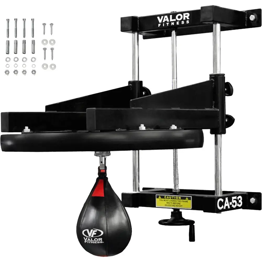 

Portable Adjustable Speed Bag Platform with Crank and Included Bag