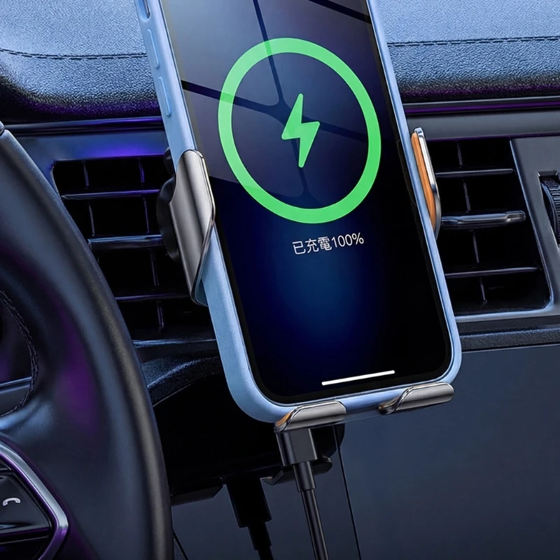 IR Sensing Car Phone Holder Delivers 15W Fast Wireless Charging Power Gift