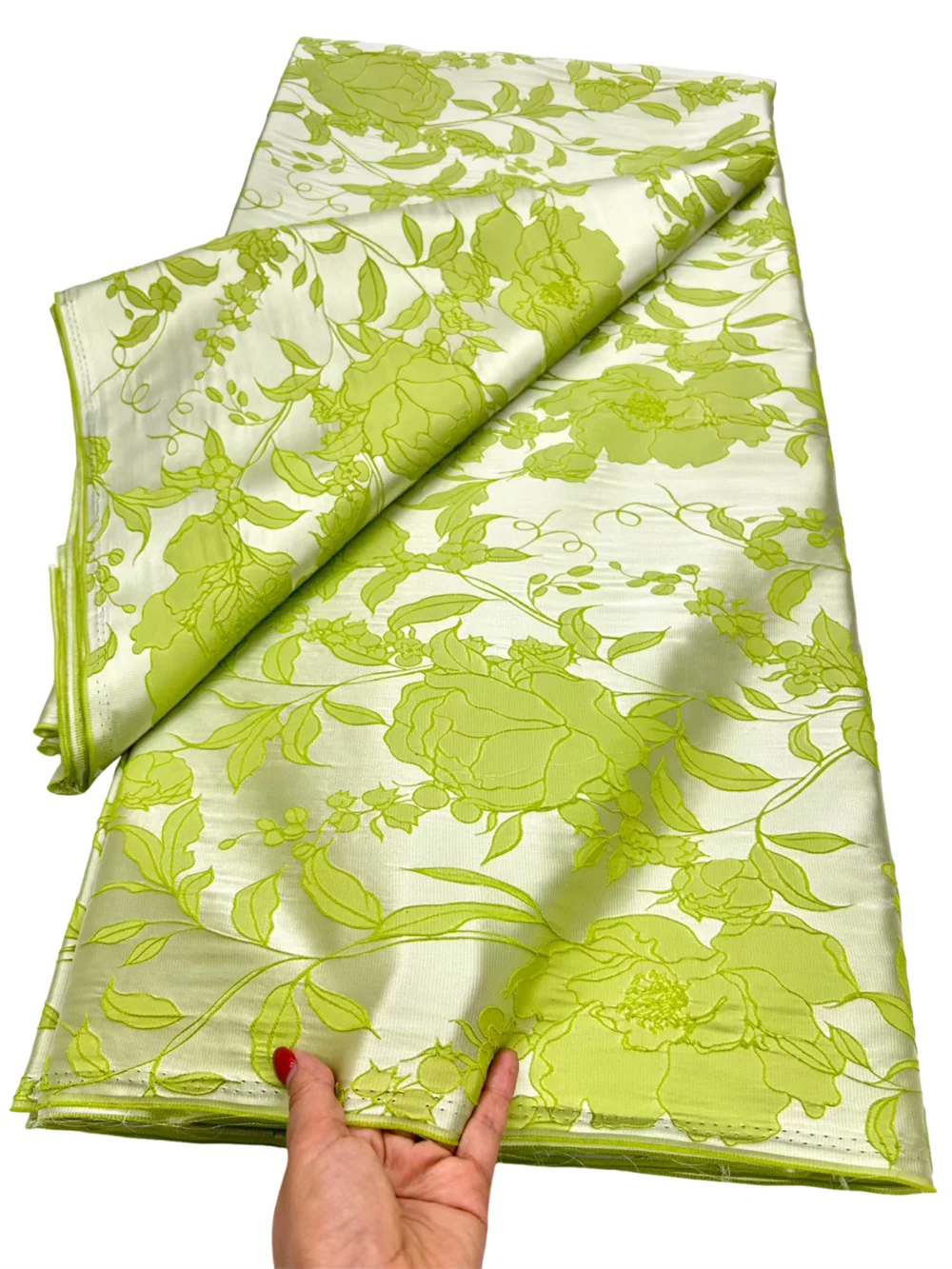 

Fashion New African Brocade Jacquard Fabric Latest Nigerian Damask Gilding Lace Material Brocard Tissu 5 Yard For Sewing Dresses