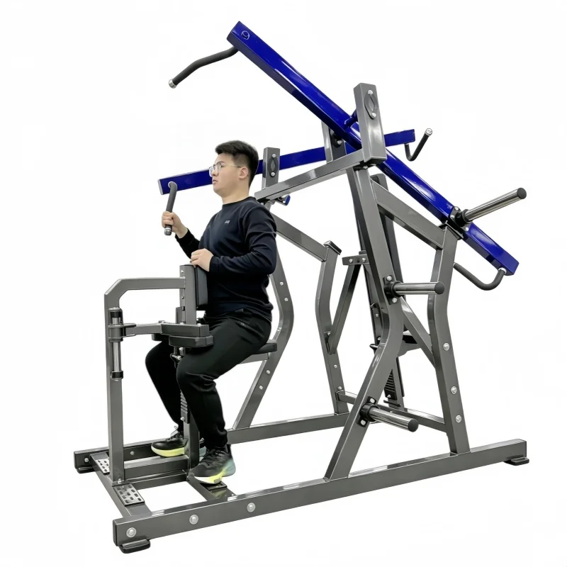 Commercial Fitness Equipment Strength Training Machine ISO-Lateral Lat Pulldown Chest and Back Trainer