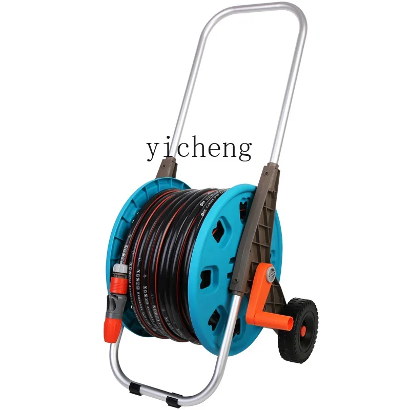 

ZZ вилла двор сад сад полив цветы автомойка полив катушка автомобиля артефакт