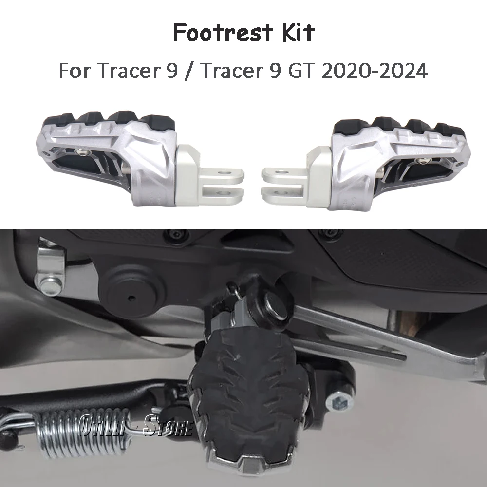 

Motorcycle Accessories Footrest Foot Pegs Pedals New Footpeg Kit For Yamaha TRACER 9 Tracer9 Tracer 9 Tracer 900 GT 2020-2024