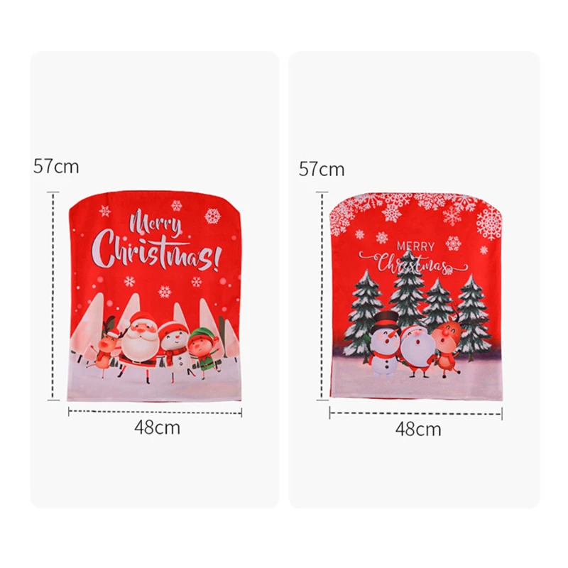سانتا كلوز غطاء كرسي شجرة ، زينة عيد الميلاد للمنزل ، زخارف الطاولة ، هدايا عيد الميلاد ، نويل ، العام الجديد ، * * #5