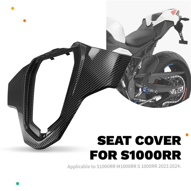 

Motorcycle Pillion Rear Seat Cover Cowl Solo Cowl Fairing For BMW S1000RR And M1000RR 2023 2024 2025-ABQA