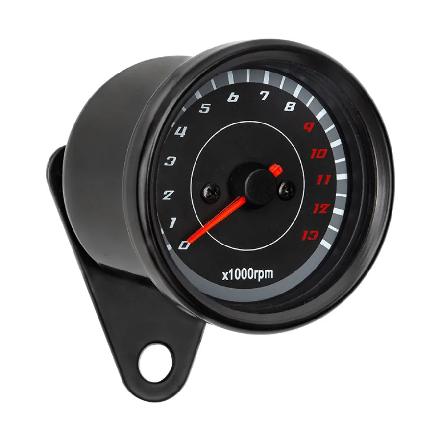 Factory Outlet Accessories Universal 12V Parts Retro Style Modified 13000 RPM Mechanical Tachometer for Motorcycle