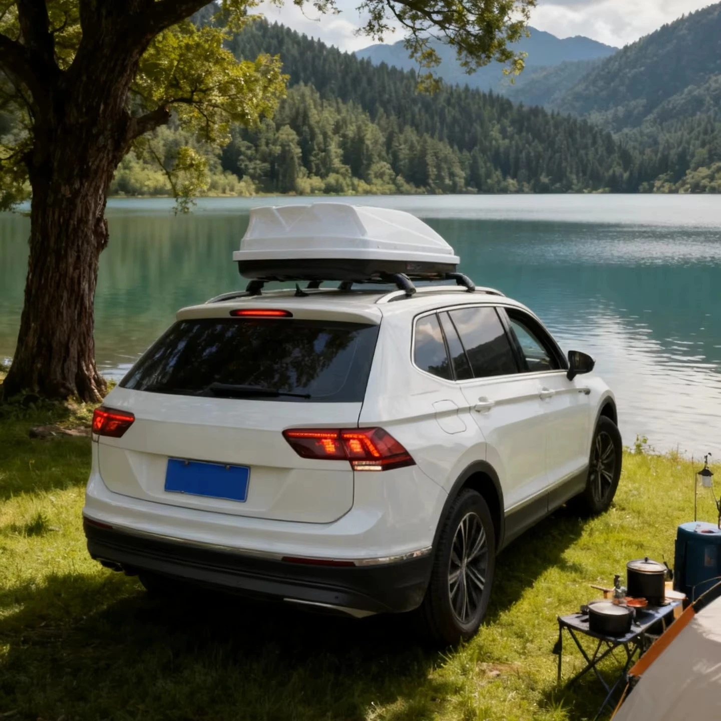 Universal 600L Automobile SUV Roof Trunk Custom Colors Car Top Roof Rack Cargo Luggage Carrier Storage Box Roofbox Sports