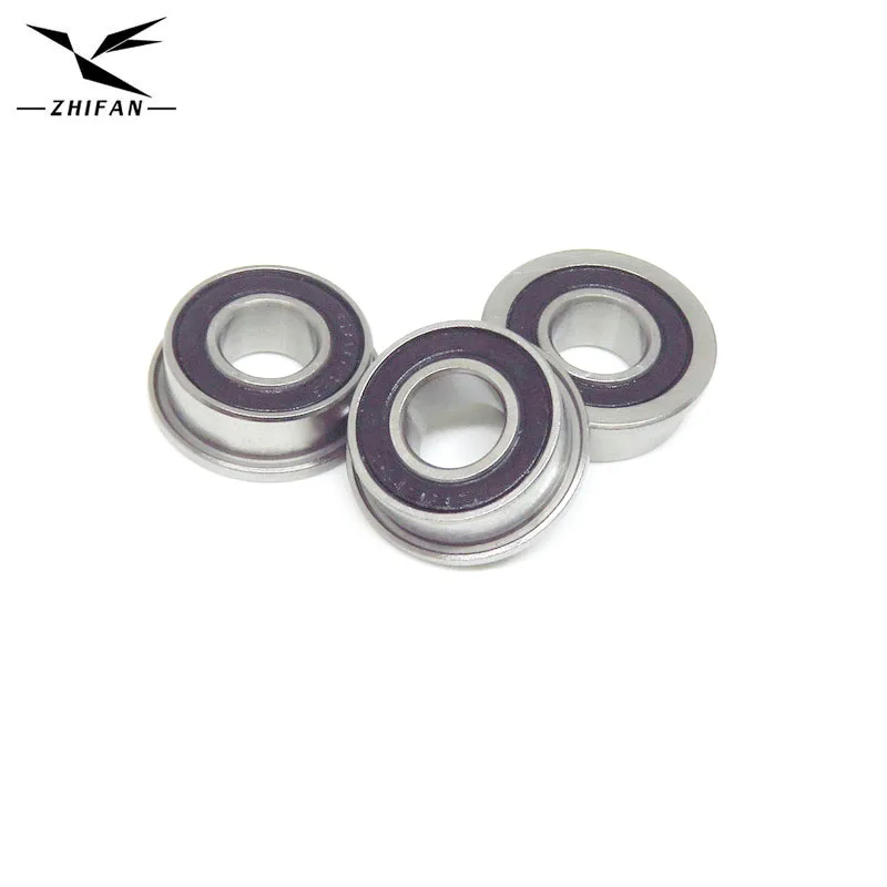 8Pcs F686 2RS Flange Ball Bearing 6x13x5 F686RS Flanged Ball Bearing 6*13*5 Deep Groove Ball Bearing