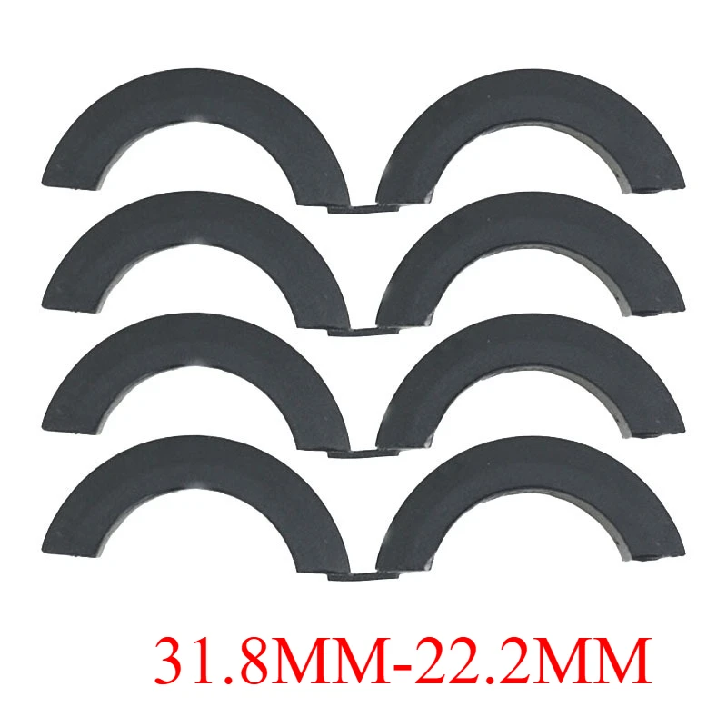 4/8X Fahrrad Lenker Silikon Dichtung Computer Mount Extender Unterlegscheiben 31,8 Bis 25,4/22,2 Lenker Dichtung Adapter Fahrrad Teile – Detail 2