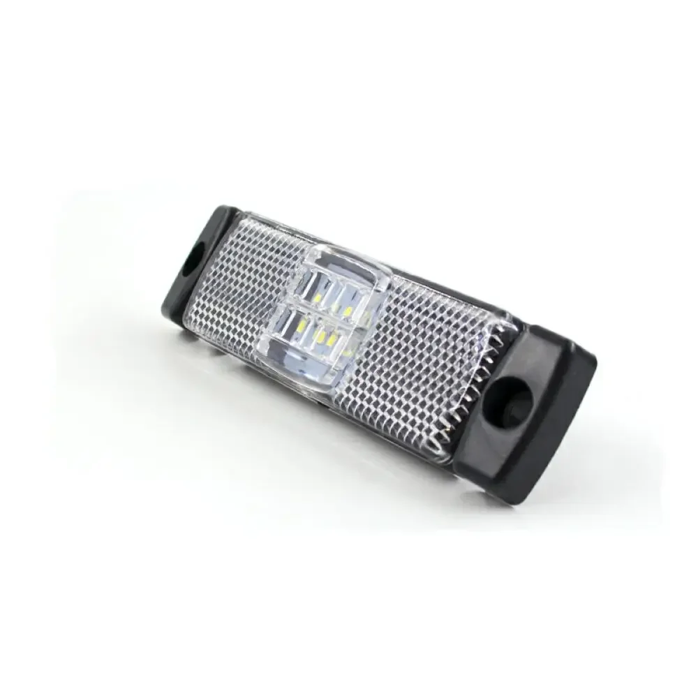 2szt 4 LED 12V 24V Boczne tylne światło obrysowe samochodu Zewnętrzne światło ostrzegawcze Wskaźnik sygnału obrysowego Światło pozycyjne Przyczepa Ciężarówka Ciężarówka Van