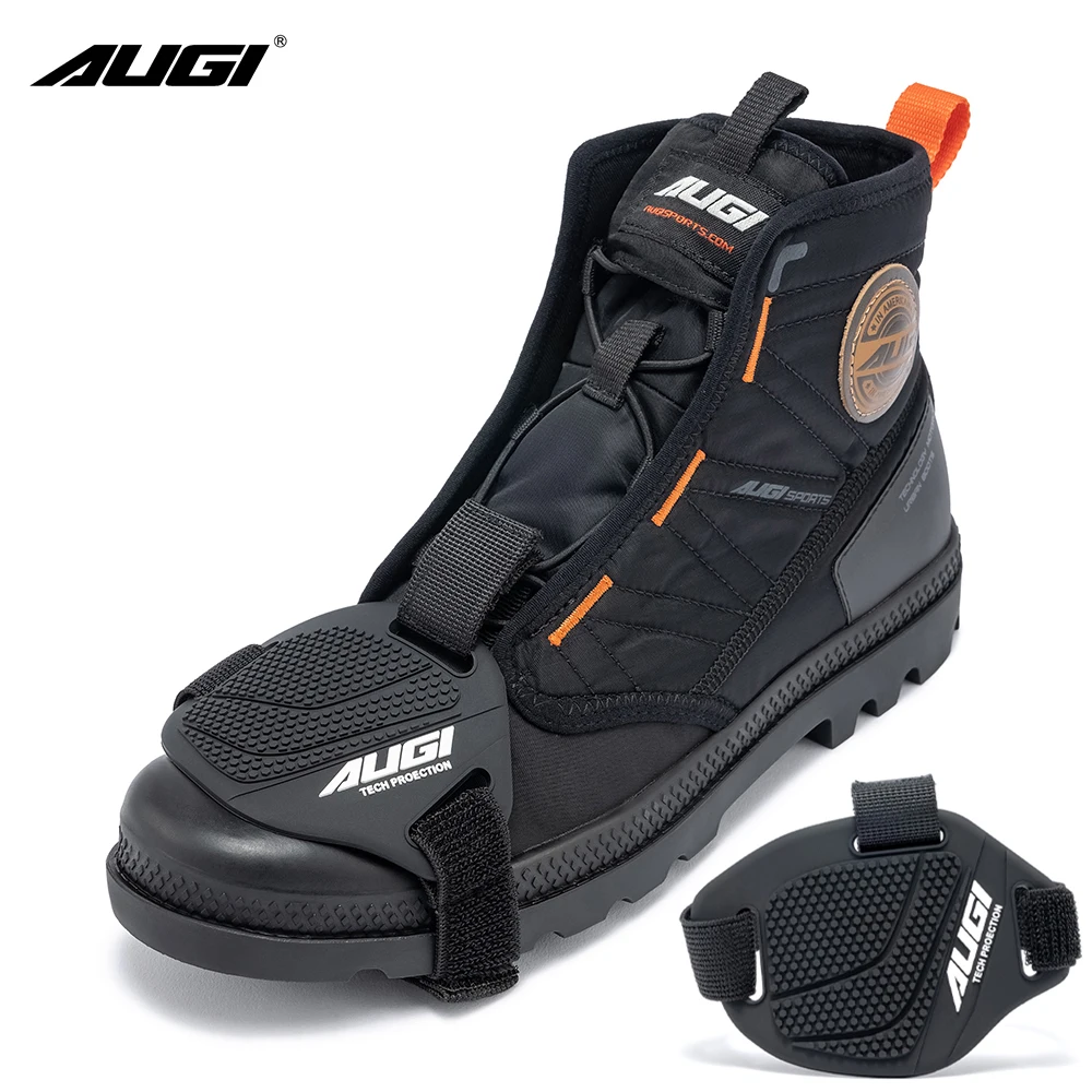 

Motorcycle Shift Pad Gear Shoes Cover Durable Lightweight Boot Protector Adjustable for Riding Moto Accessaries