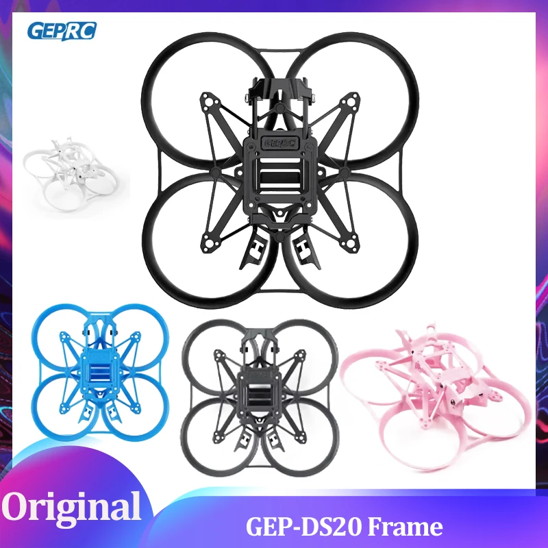 

GEPRC DarkStar20 GEP-DS20 Рама 2-дюймовый легкий FPV аксессуары для дронов Многоцветный, совместимый с двигателями 1003 и 1102