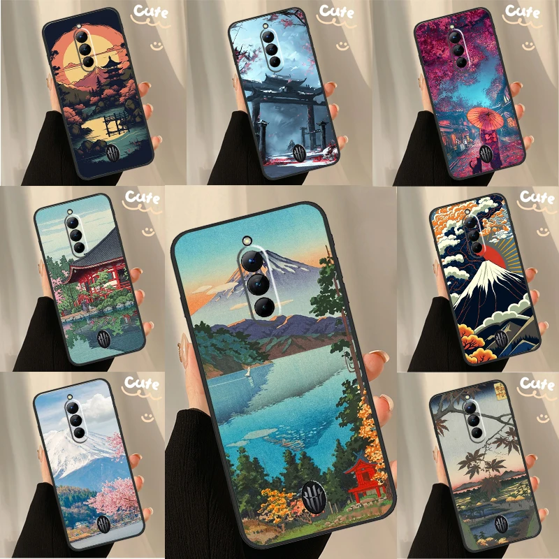 

Japan Scenery Phone Case For ZTE Nubia RedMagic 10 9 8 9S 8S 10S 11 Pro Plus 5G 6S 7S 6 7 Pro 11 Air Cover