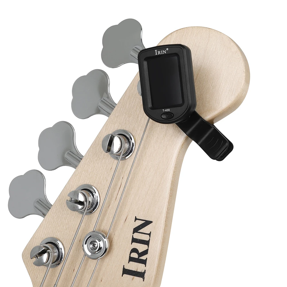 IRIN T-400 Universal Tuner Twelve Mean Temperament Multifunctional Tuner Built-in Battery Musical Instrument Parts & Accessories