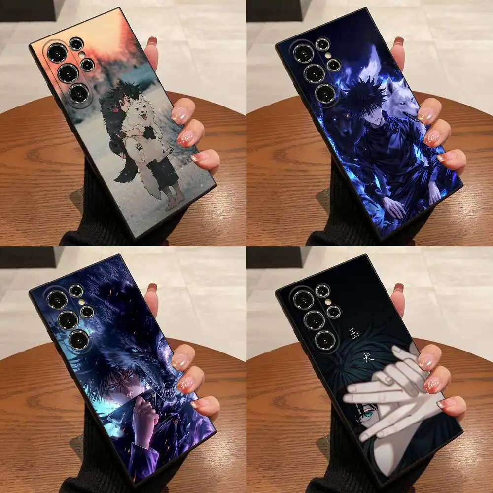 

Phone Case For Samsung S25,S24,S21,S22,S23,S30,Ultra,S20,Plus,Fe,Lite,5G J-Jujutsu Kaisen M-Megumi Fushiguro Black Box