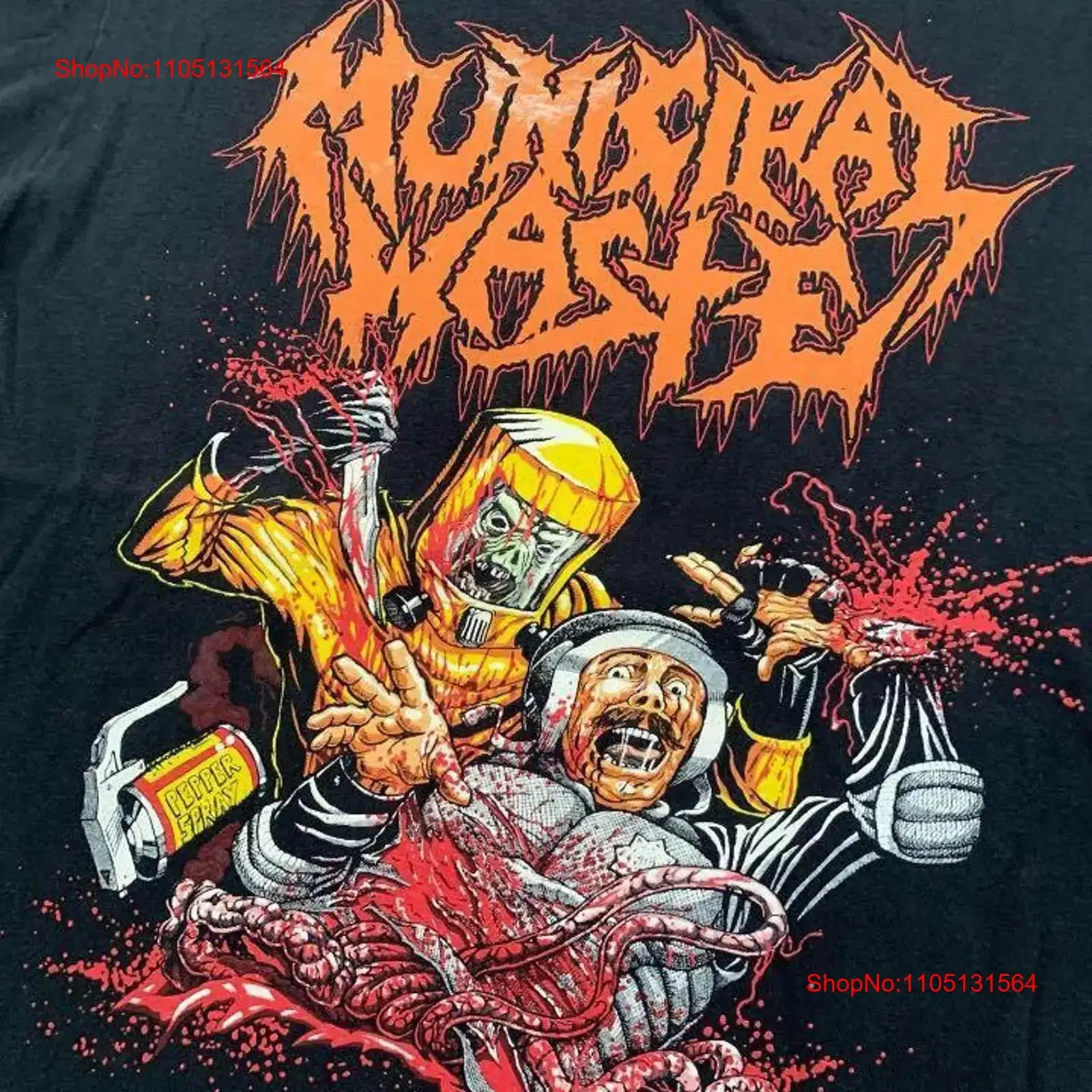 Vintage Municipal Waste For Fans Men S 235XL T Shirt NLS5 98 vintage Washed streetwear designer clothes Slightly graphic Unisex