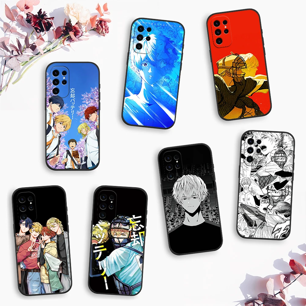 Bilibili Anime O-Oblivion B-Battery Kaname Phone Case For Samsung Galaxy A54 A71 A72 A73 S22 S23 Ultra Black Soft Silicone Cover