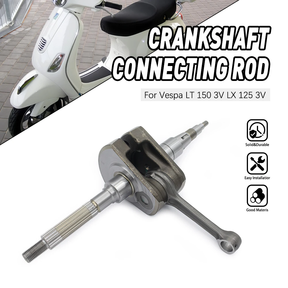 

High Quality Crankshaft & Connecting Rod Assembly For Piaggio 946 125 3V 2016 Emporio Armani Motorcycle Engine