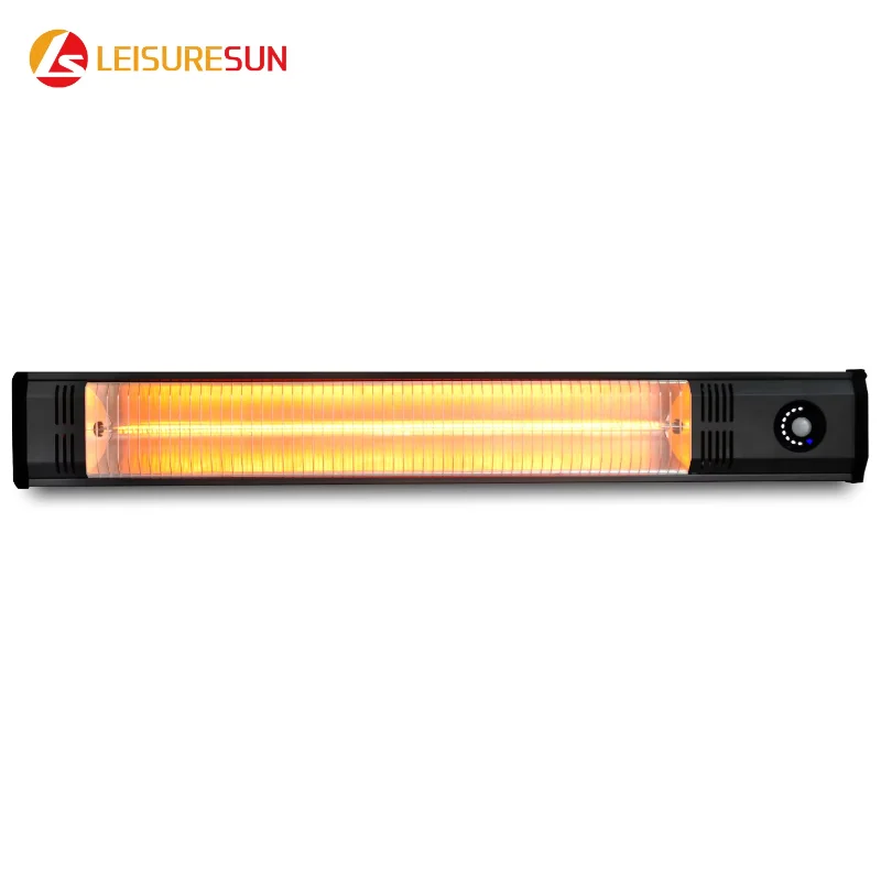 EH220 2200W Smart Infrared Heater Wall Mountable with Remote Control Timer PIR Sensor Strong Heat for Outdoor & Garage Use