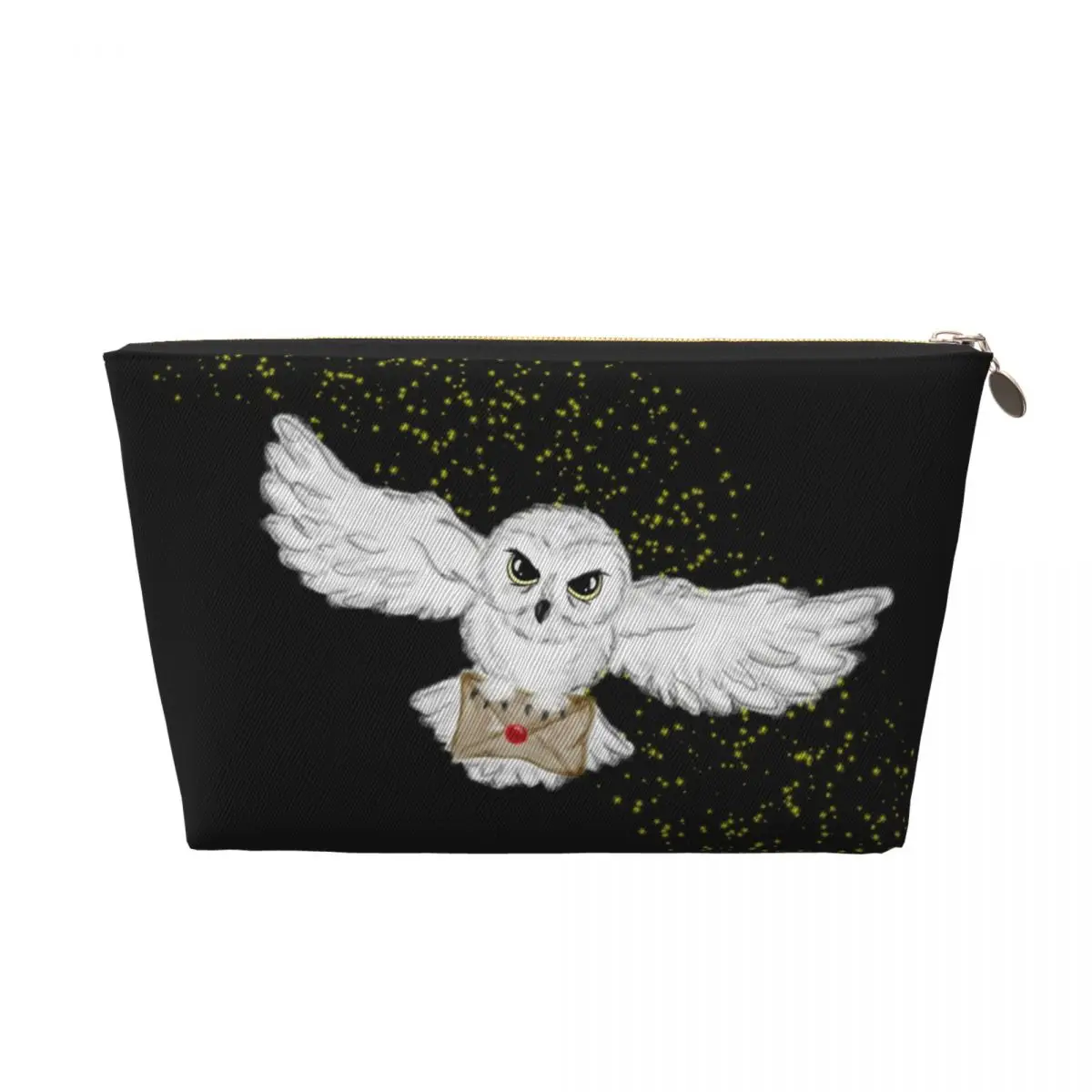 Custom Owl Flight Tote Bag Makeup Bag Women Travel Cosmetic Organizer Fashion Witch Magic Storage Toiletry Bags