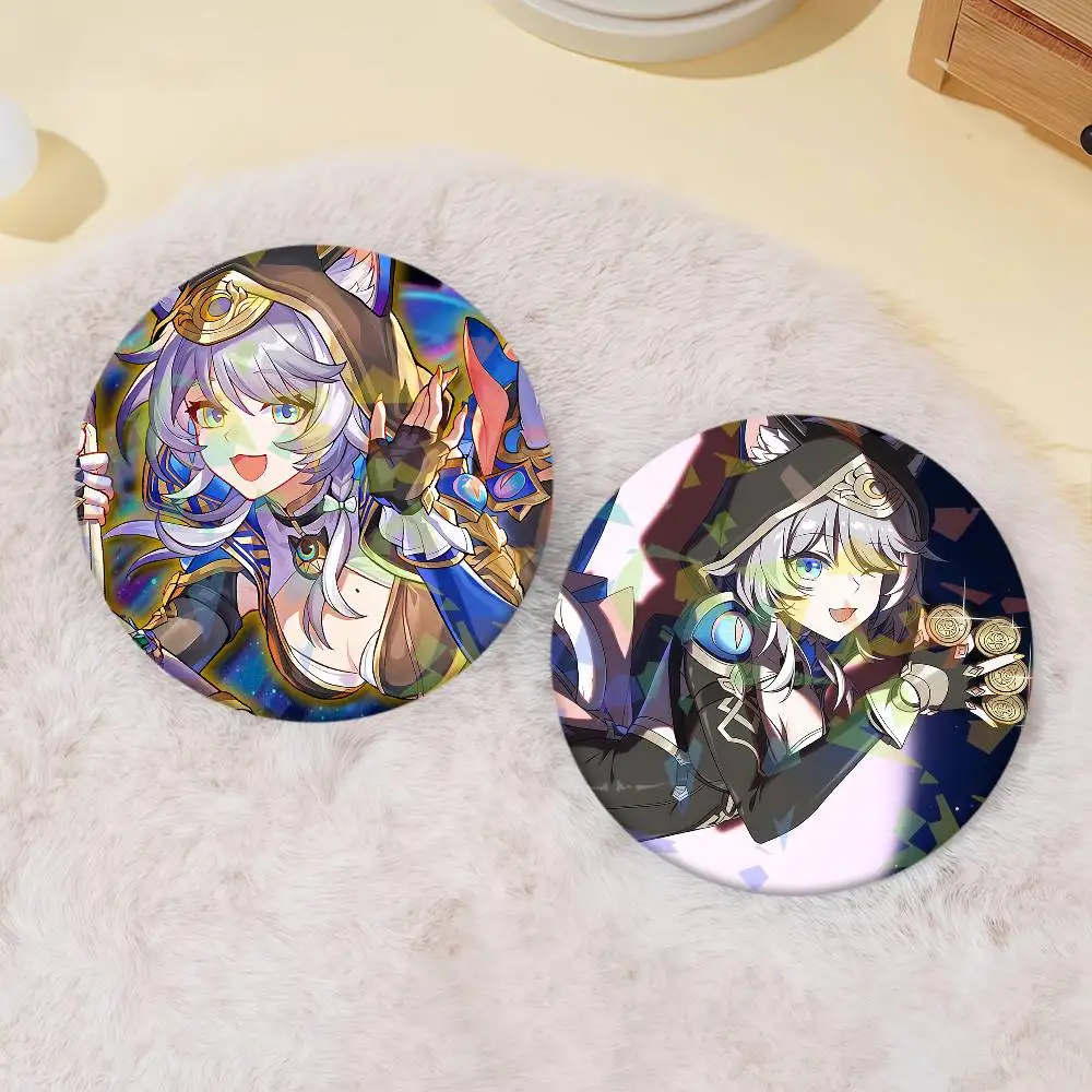 Game Honkai Star Rail Cipher Creative Anime Series Enamel Pins Badge Metal Brooch for Bag Clothes Decor