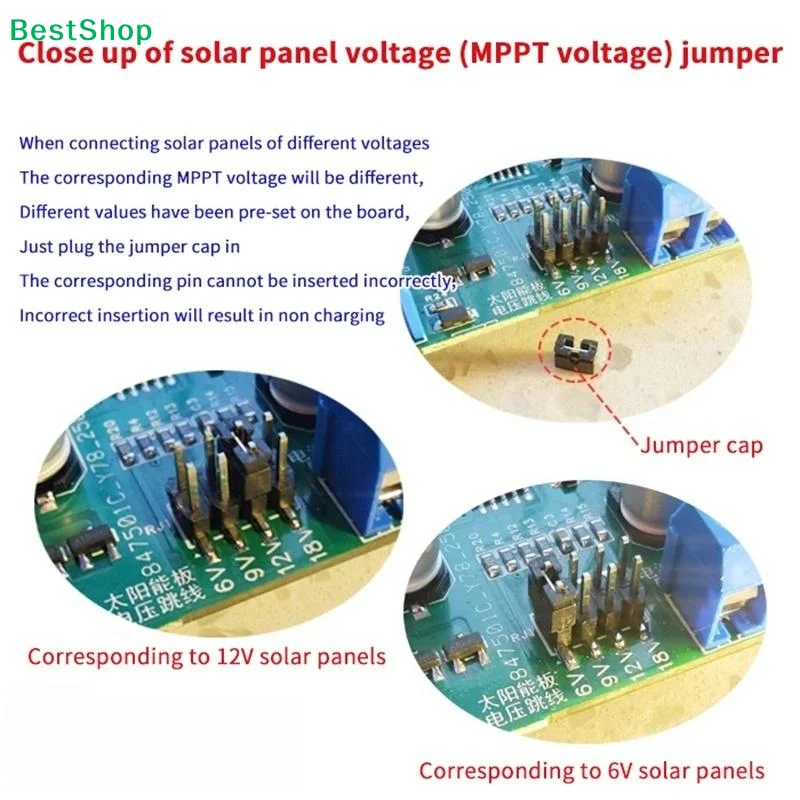 MPPTソーラー充電コントロールボード DC5-18V 2. - Charge Controller Solar のレビューと価格