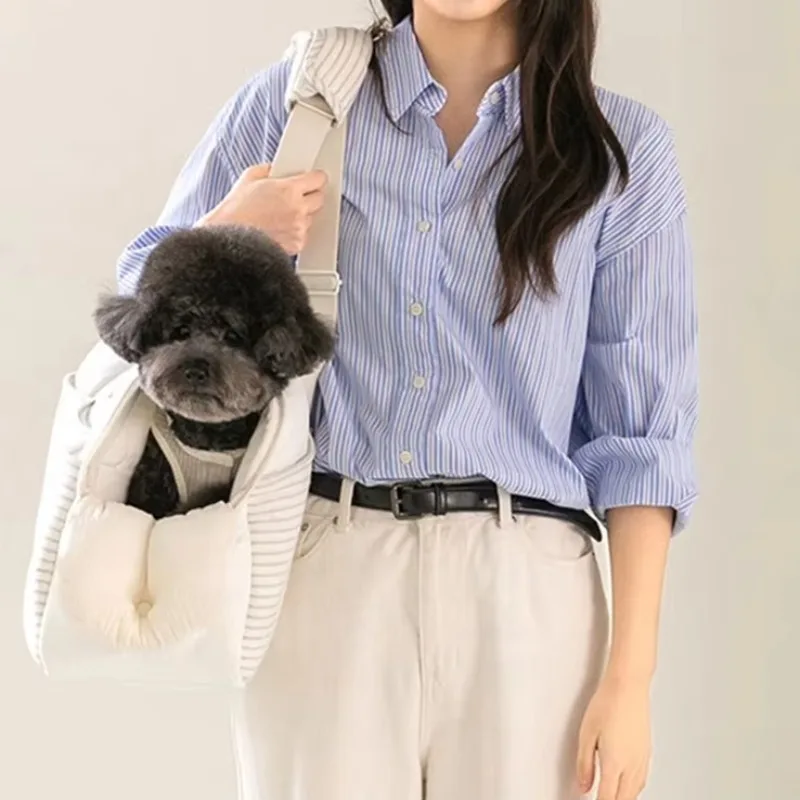 

Outdoor Tote for Small Puppies Traveling Pet Carrie Cat Dog Carrier Bag Pet Sling Carrier Bag