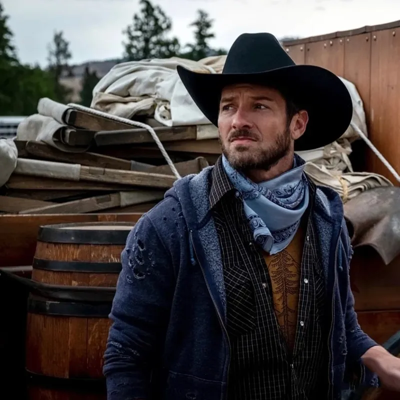 Large brim vintage unisex polyester cowboy hat casual everything warm shade