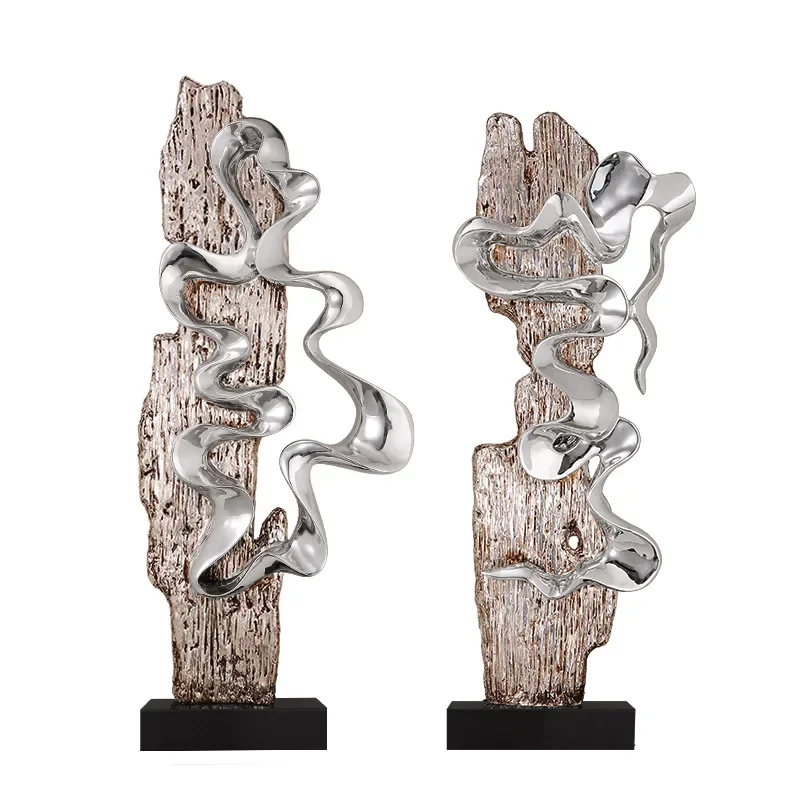 

European creative model house villa KTV club handicrafts large floor ornament