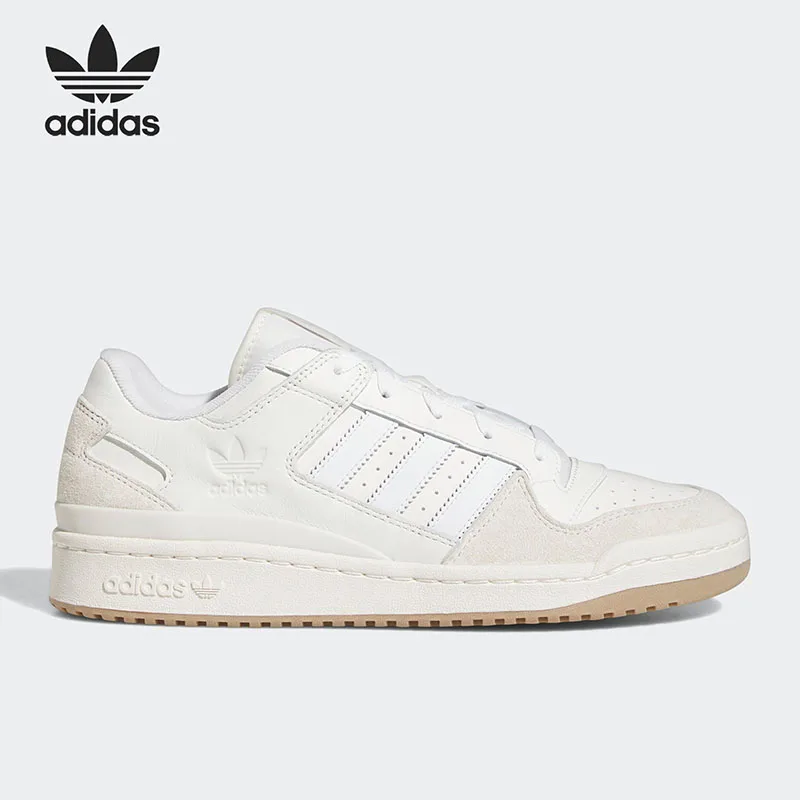Adidas Originals ID6858 Low‑top Board Shoes Leather Suede Upper Gum Rubber Outsole Lace‑up Retro Casual Street Sneakers