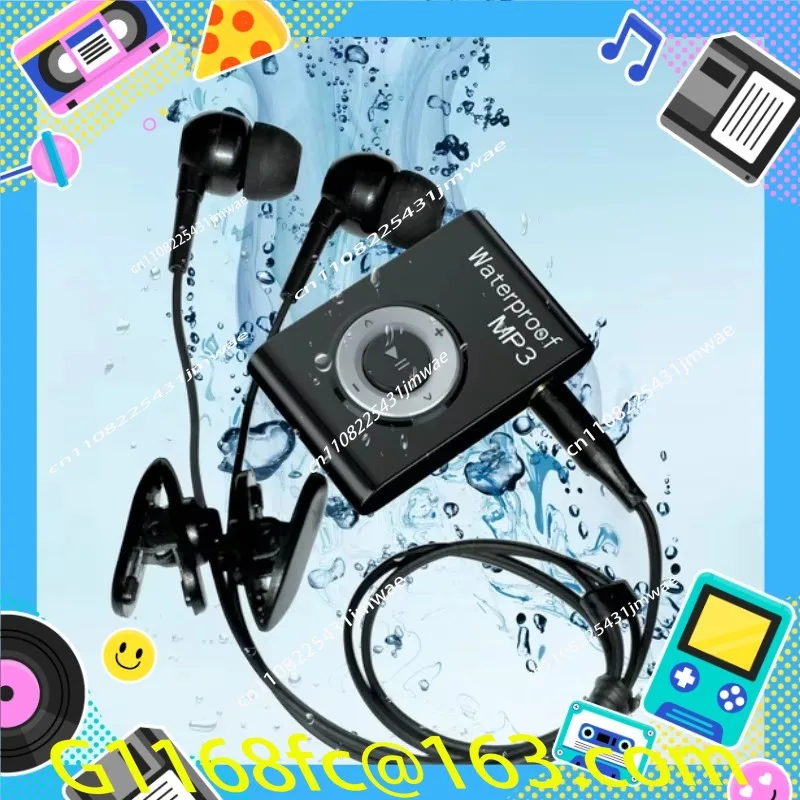 IPX8 Waterproof Swimming MP3 Player 4gb 8gb MP3 Music with FM Radio