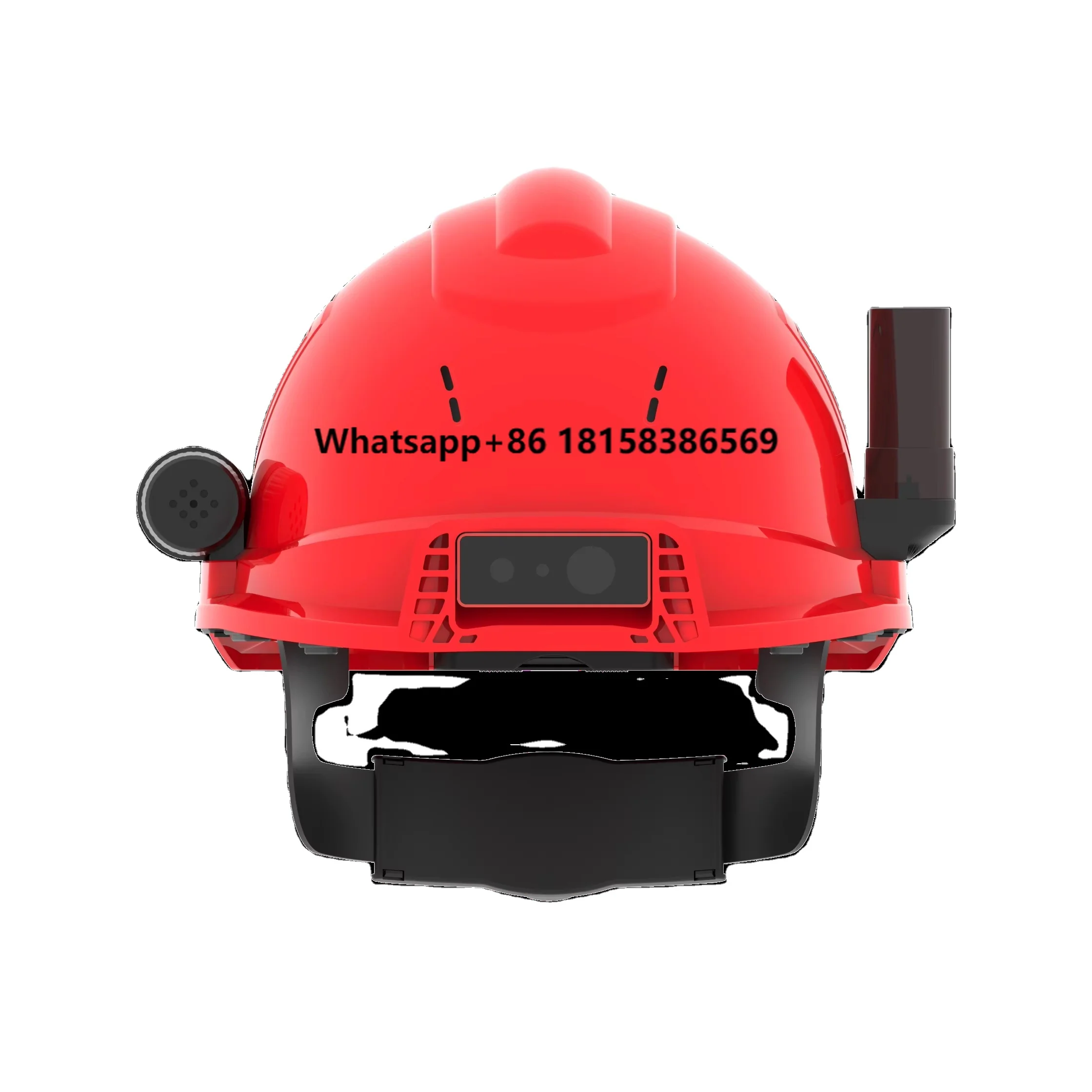 

4G Live Streaming Smart Hard Hat ABS Material Safety Helmet with Construction Sensor for Workers