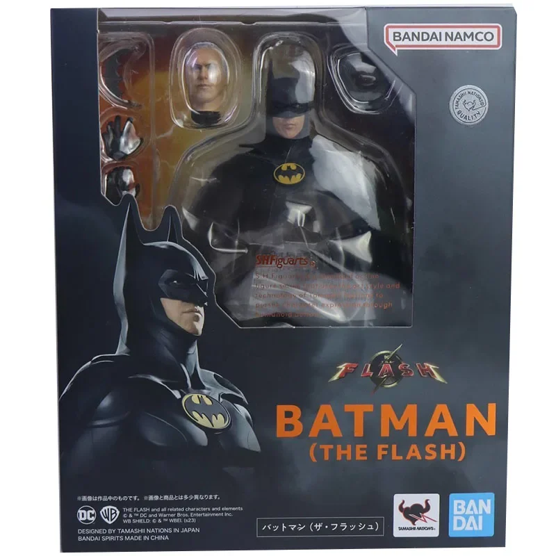 In Stock Original box Batman The Flash (2023) Michael Keaton Bruce Wayne Action Figurine SHF Anime Figure Model Toy Gift