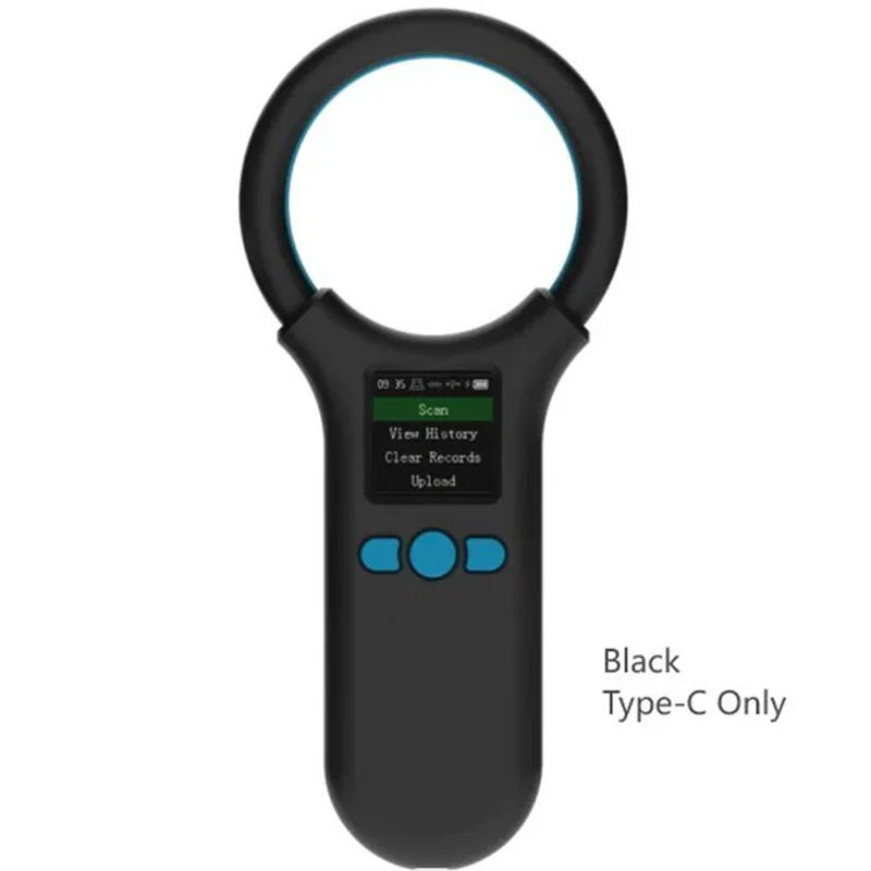 SQPP-Animal RFID Reader 134.2Khz/125Khz Pet FDX-B EMID Adjustable Sound Brightness USB Dog Cat Horse Handheld Mini Scanner