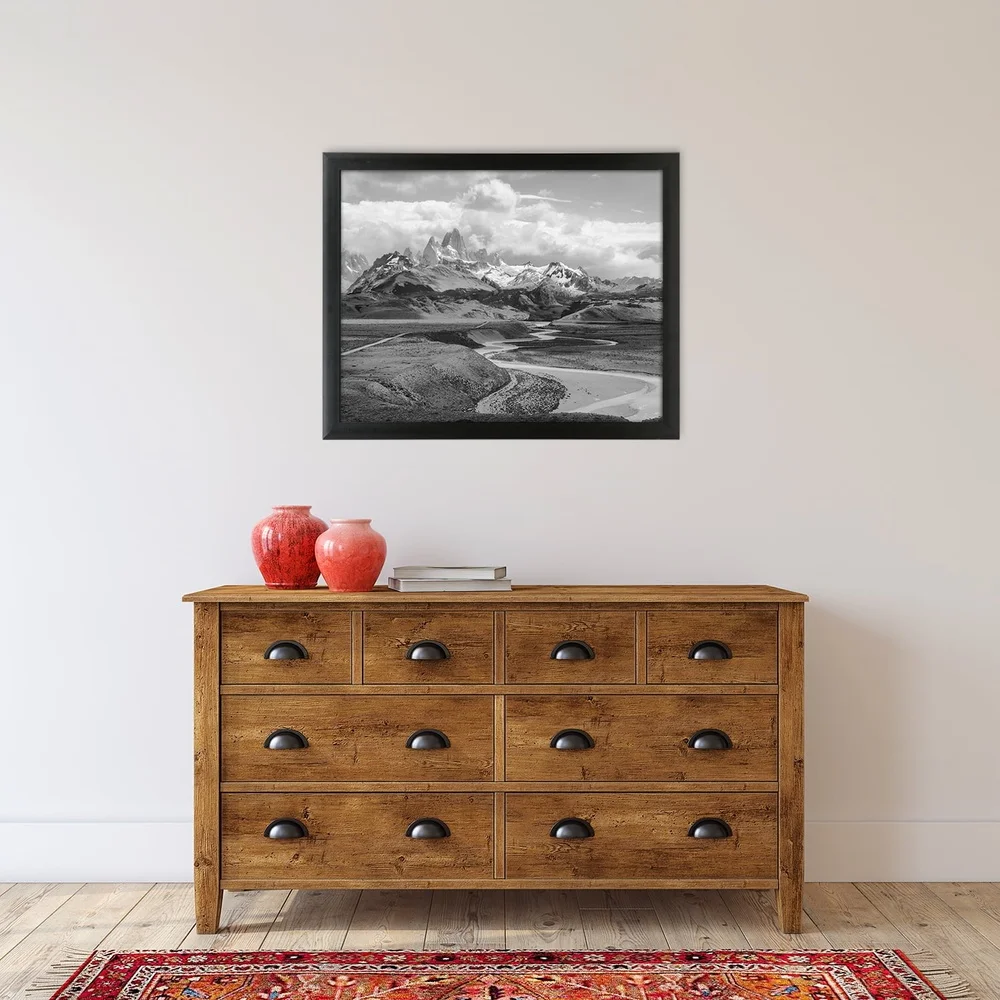 Black Poster Frame 20x30 Museum Quality Frame High Design Easy Mounting Versatile Hanging Options Acrylic Front Dust Protection